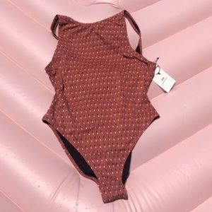 Burnt Orange Swimsuit by Something Navy